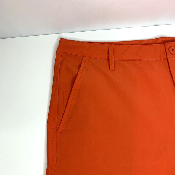 All In Motion Mens Hybrid Swim Shorts Size Large Orange Pockets - Picture 2 of 8